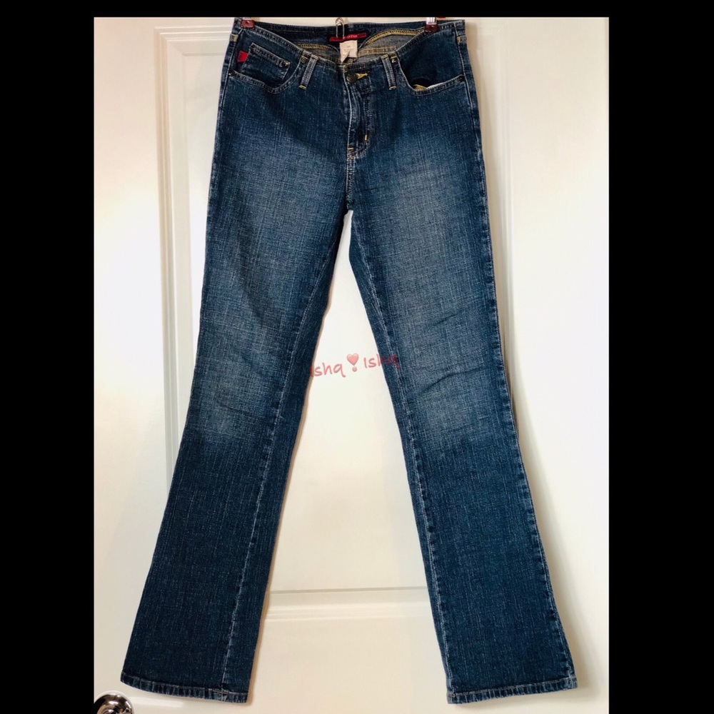BCBG MaxAzria Jeans Vintage Bootcut Mid-Rise 3/4 Vintage style 1998-2002 - Picture 5 of 8